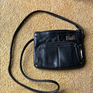 Tignanello Black Crossbody Bag